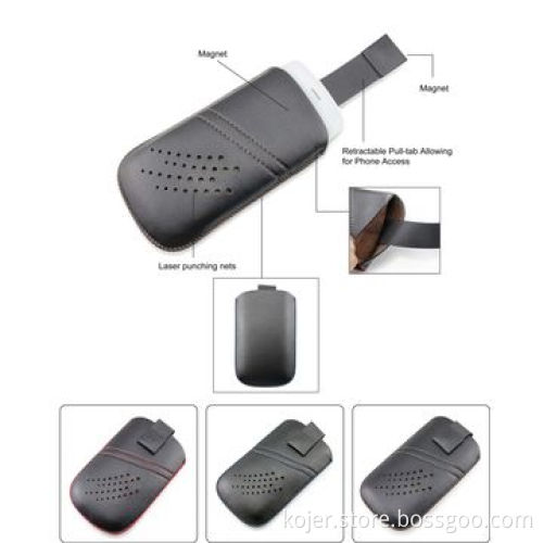 Mobile phone case, factory manufacture universal mobile phone leather case, fine stitch sewingNew